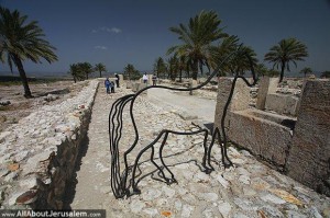 Achav was worried about his horses dying in the drought. Here is Tel Megiddo, where some of them were stabled